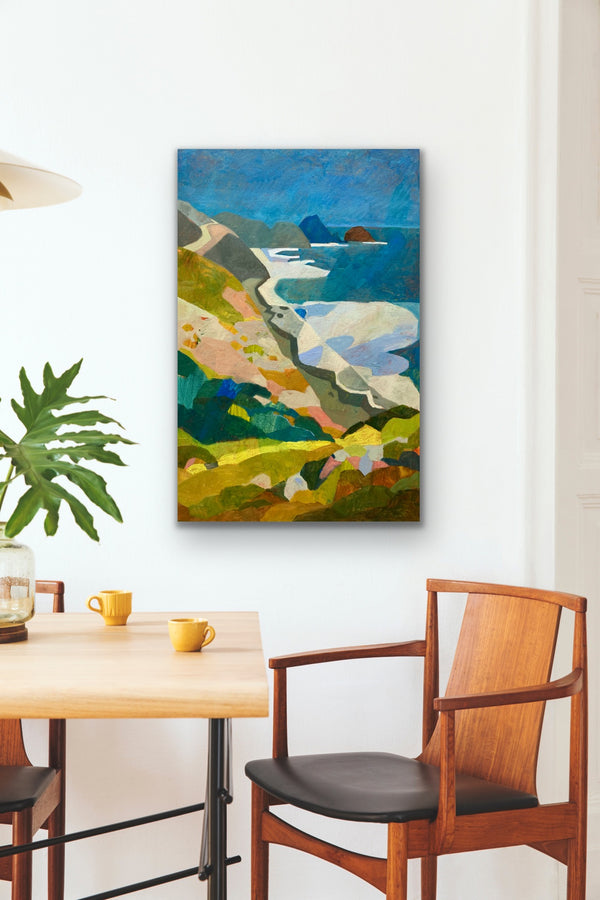 Summer Kaleidoscope, Big Sur / 36 x 24 / Oil on Canvas