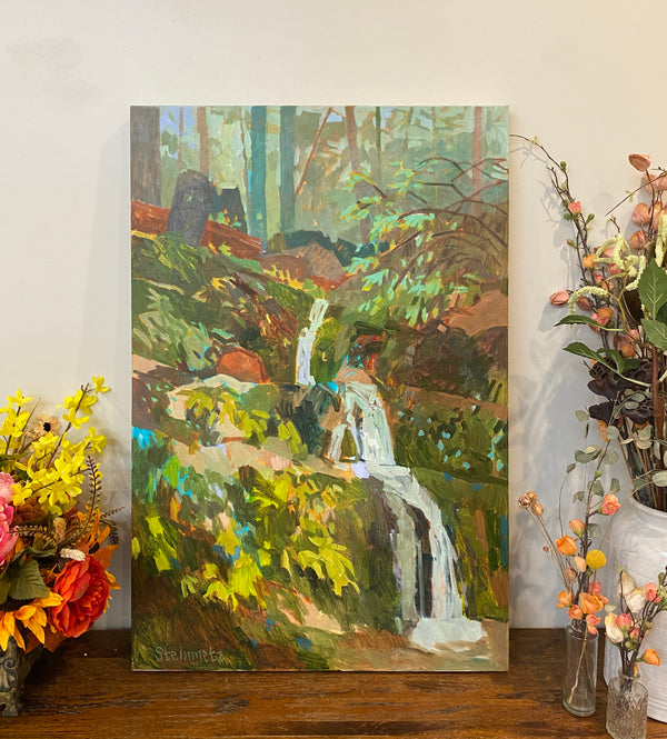Tiny Universe, Castro Creek, Big Sur / 36 x 24 / Oil on Canvas
