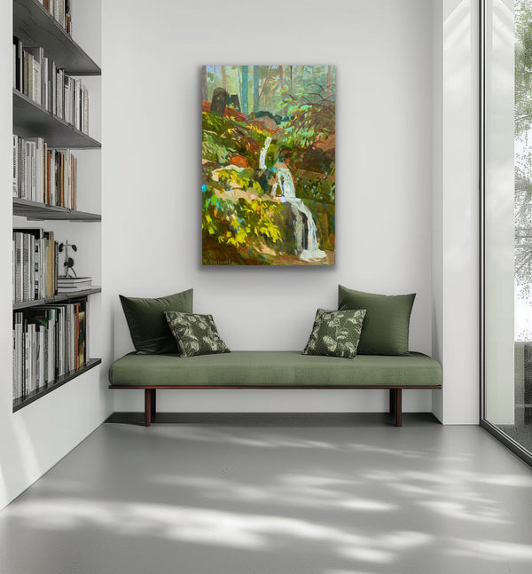 Tiny Universe, Castro Creek, Big Sur / 36 x 24 / Oil on Canvas