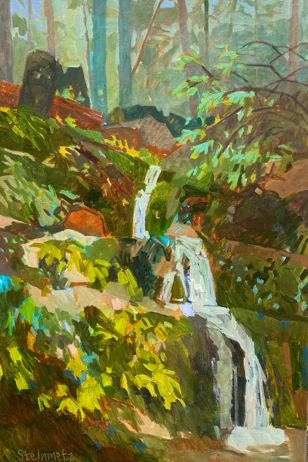 Tiny Universe, Castro Creek, Big Sur / 36 x 24 / Oil on Canvas
