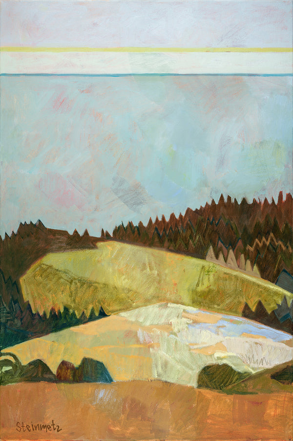 PRINT: We See the Earth Curve. LEFT